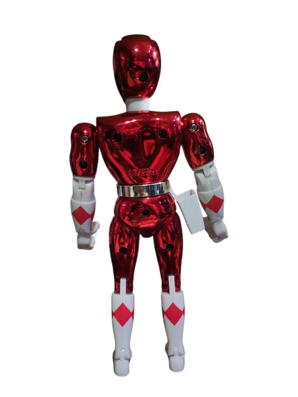 Red Metallic Power Ranger Figurine